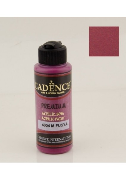 Cadence 4004 M. Fuşya Premium Akrilik Boya 70 ml