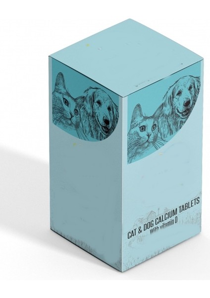 Büro Ev Evcil Hayvanı Için 75Adet Kedi Köpek Kalsiyum Tablet Seti