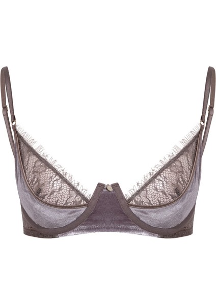 Idylle Kadife Sütyen Vizon Gri fiyatları