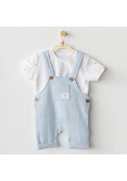 Erkek Bebek Salopet Müslin Takım AC25621