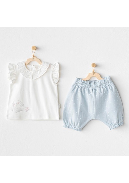 Kız Bebek Takım 2 Parça Set Cuddly Bunny Bear AC25630