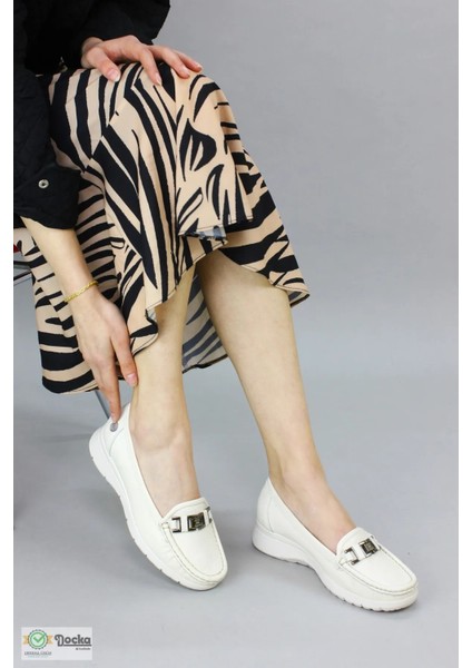D25YA-7395 Kadın Deri Casual Ayakkabı