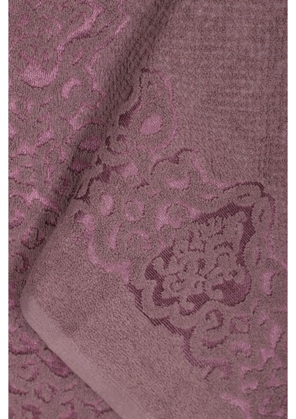 2 Parça Banyo Havlu Takımı Pamuklu Şah Desen modelleri