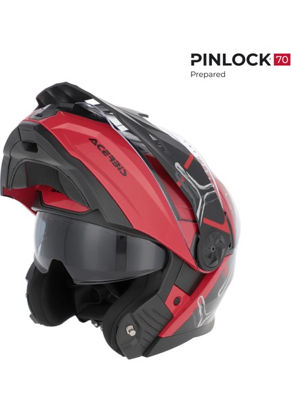 Rıder Garphıc 22-06 Kask Siyah Kırmızı