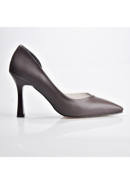 653 Kadın Şeffaf Detaylı Klasik Stiletto