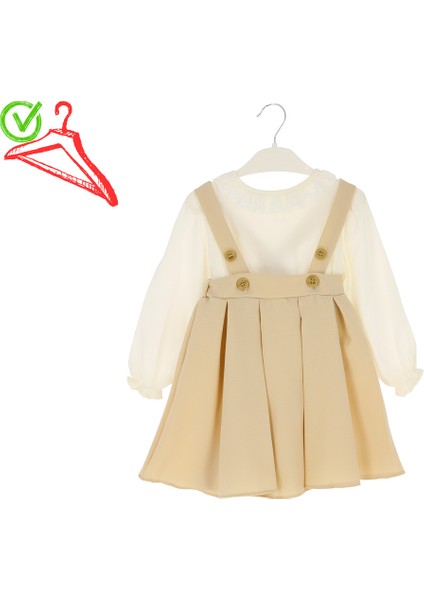 Kız Çocuk Elbise Salopetli
