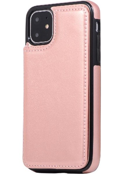Kart Tutucu Çift ile IPhone 11 Pu Deri Kickstand Için Cüzdan Kılıf (Yurt Dışından) fırsatları