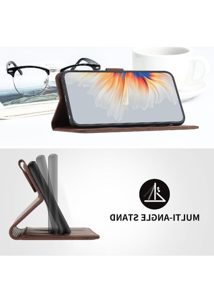 Realme C63 Case Premium Pu Cüzdan Yerleşik Mıknatıs Kapağı ile Uyumlu (Yurt Dışından)