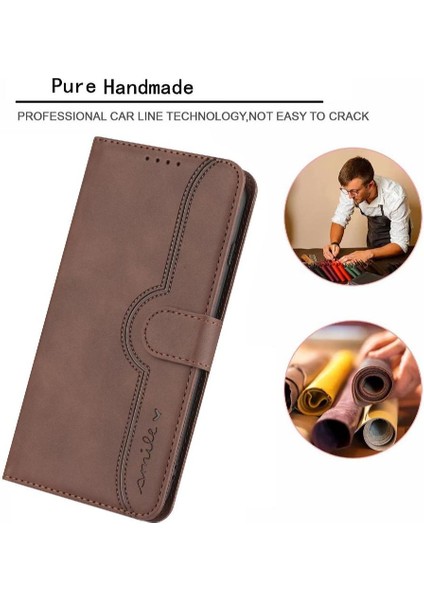 Realme C63 Case Premium Pu Cüzdan Yerleşik Mıknatıs Kapağı ile Uyumlu (Yurt Dışından)