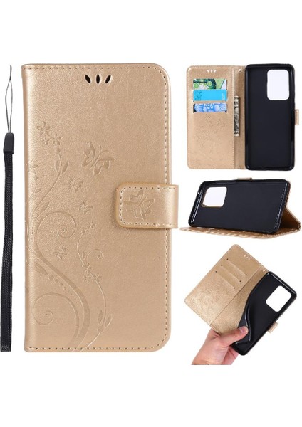 Samsung Galaxy S20 Ultra Kart Tutucu Için Pu Deri Kickstand Durumda (Yurt Dışından)