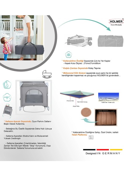 Maxi Comfort Coolstyle (Anne Yanı-Deluxe Kumaş) Premium Dönenceli Oyun Parkı/anne Yanı 70X110CM