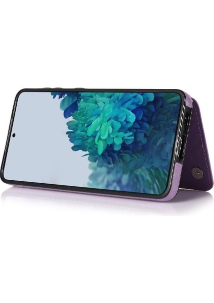 Samsung Galaxy S21 Kabartmalı Mandala Pu Için Kart Tutucu Kılıf ile Cüzdan (Yurt Dışından) modelleri