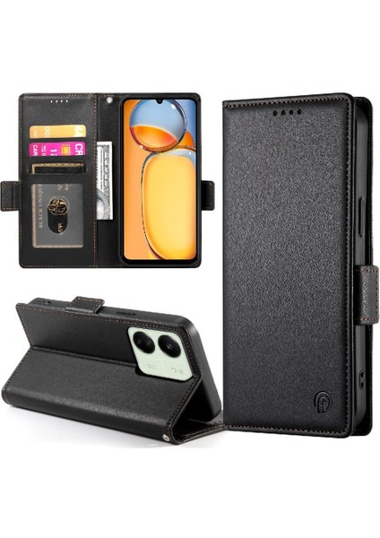 Xiaomi Redmi Için Flip Case Xiaomi 4g Cüzdan Çevir Kart Yuvaları Iş Günlük Kullanım (Yurt Dışından)