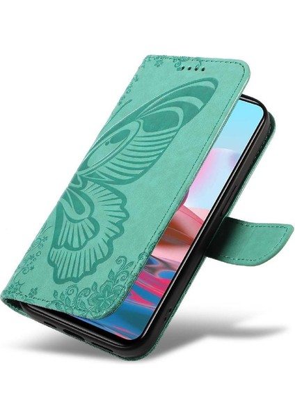 Xiaomi Redmi Not 10 Için Flip Case 4G/10S Ayrılabilir El Kayışı Kabartmalı (Yurt Dışından) fırsatları