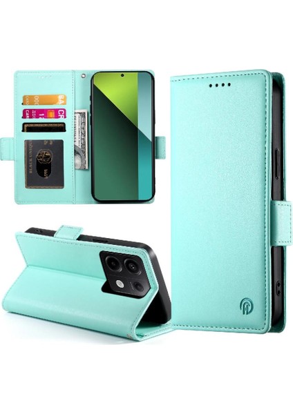 Xiaomi Redmi Not 13 Pro 5g Için Flip Case Iş Cüzdan Çevir Kart Yuvaları (Yurt Dışından) modelleri