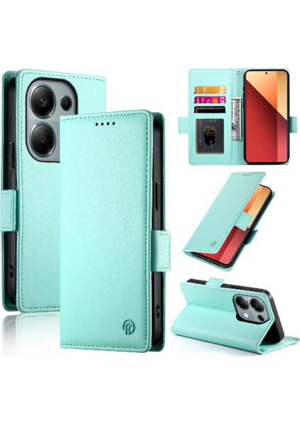 Xiaomi Redmi Not Için Flip Case 13 Pro 4g Kart Yuvaları Flip Iş Cüzdan (Yurt Dışından) modelleri