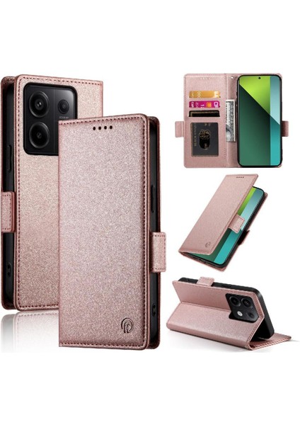 Xiaomi Redmi Not 13 Pro 5g Için Flip Case Iş Cüzdan Çevir Kart Yuvaları (Yurt Dışından)