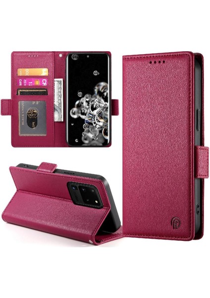 Samsung Galaxy S20 Ultra Günlük Kullanım Için Flip Case Kart Yuvaları Iş Çevirme (Yurt Dışından)