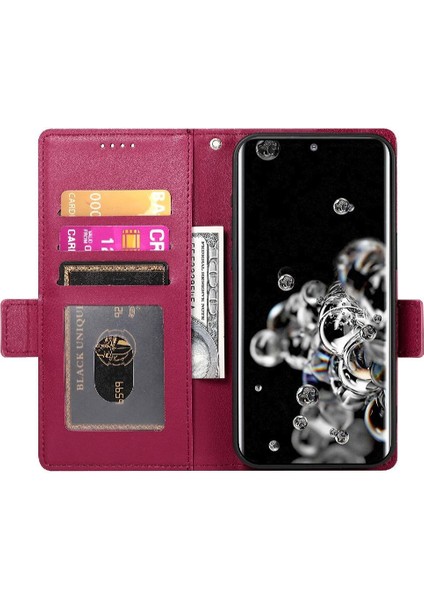 Samsung Galaxy S20 Ultra Günlük Kullanım Için Flip Case Kart Yuvaları Iş Çevirme (Yurt Dışından) modelleri