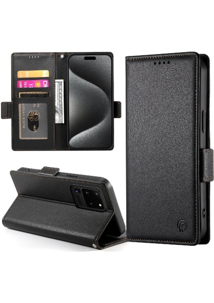 Samsung Galaxy S20 Ultra Günlük Kullanım Için Flip Case Kart Yuvaları Iş Çevirme (Yurt Dışından)