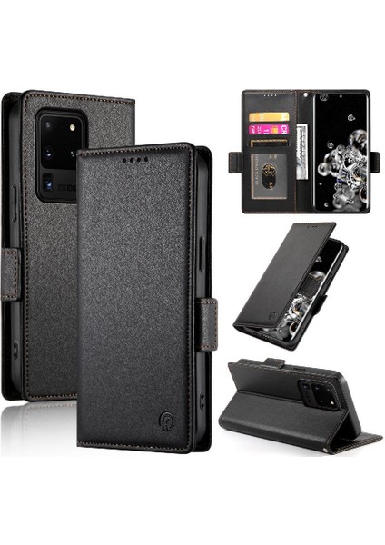 Samsung Galaxy S20 Ultra Günlük Kullanım Için Flip Case Kart Yuvaları Iş Çevirme (Yurt Dışından) modelleri