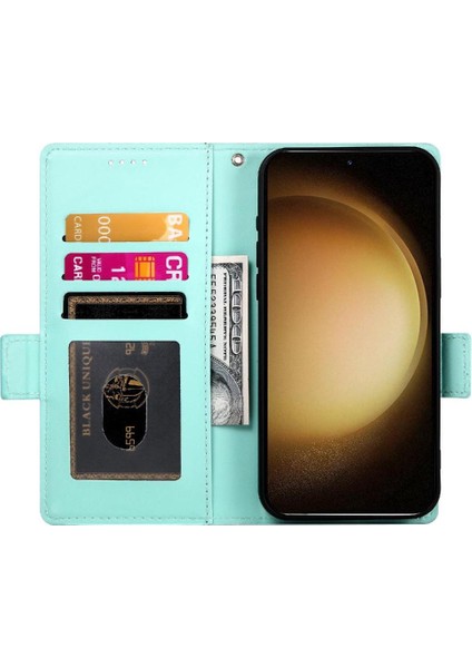 Samsung Galaxy S23 Artı Iş Cüzdan Flip Için Flip Case Günlük Kullanım Kartı (Yurt Dışından) modelleri