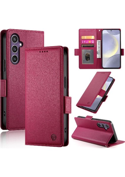 Samsung Galaxy S24 Artı Flip Iş Cüzdan Günlük Kullanım Kartı Için Flip Case (Yurt Dışından) modelleri