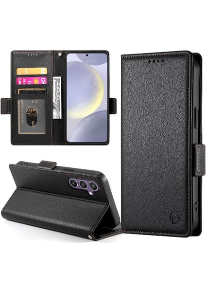 Samsung Galaxy S24 Artı Flip Iş Cüzdan Günlük Kullanım Kartı Için Flip Case (Yurt Dışından)