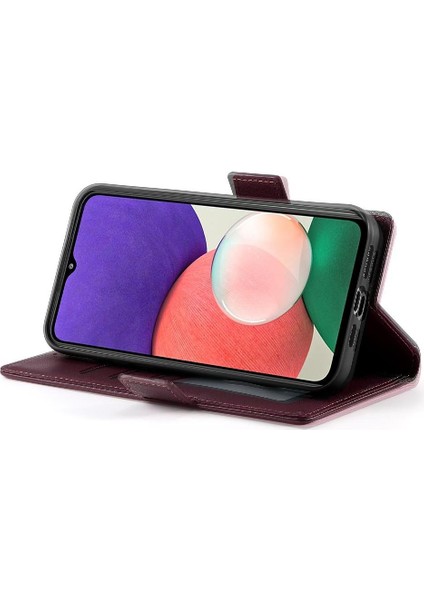Samsung Galaxy A22 5g Kart Yuvaları Cüzdan Iş Günlük Kullanım Için Flip Case (Yurt Dışından)