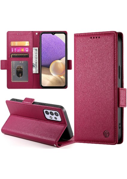 Samsung Galaxy A32 5g Flip Cüzdan Günlük Kullanım Kart Yuvaları Için Flip Case (Yurt Dışından)