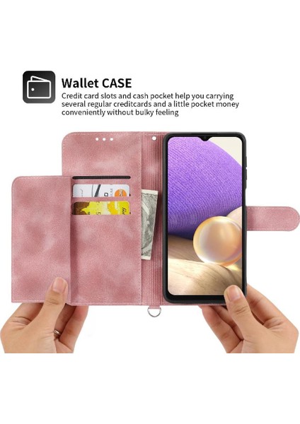 Samsung Galaxy A32 4g Darbeye Dayanıklı Bileklik Çoklu Kredi Için Flip Case (Yurt Dışından) indirimleri