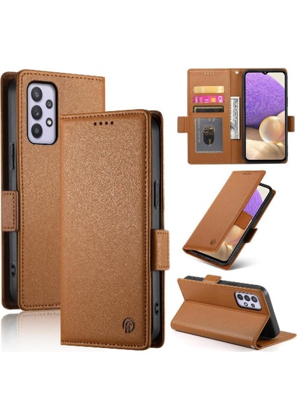 Samsung Galaxy A32 5g Flip Cüzdan Günlük Kullanım Kart Yuvaları Için Flip Case (Yurt Dışından)