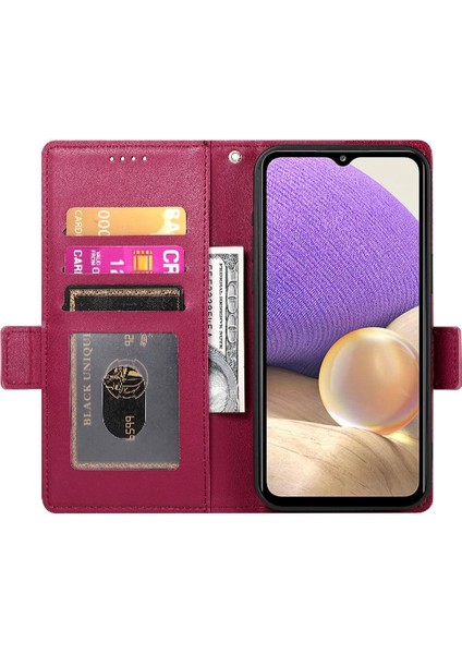 Samsung Galaxy A32 5g Flip Cüzdan Günlük Kullanım Kart Yuvaları Için Flip Case (Yurt Dışından) fırsatları