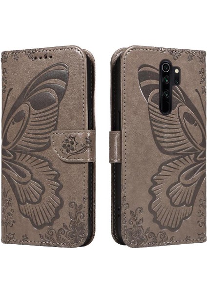 Kredi Kartı Yuvası ile Xiaomi Redmi Not 8 Pro Için Flip Case Kabartmalı Yüksek (Yurt Dışından) fırsatları