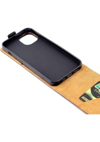 IPhone 14 Koruyucu Kapak Iş Tarzı Kart Yuvası Için Dikey Flip Case (Yurt Dışından) fiyatları