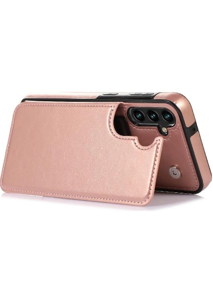 Kart Tutucu Kickstand Çift ile Samsung Galaxy S23 Fe 5g Için Cüzdan Kılıf (Yurt Dışından)