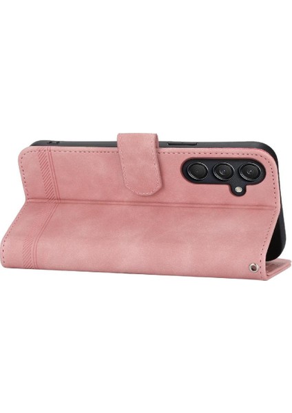 Samsung Galaxy M55 Kart Yuvaları Premium Manyetik Kapatma Nakit Için Flip Case (Yurt Dışından)