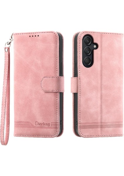 Samsung Galaxy M55 Kart Yuvaları Premium Manyetik Kapatma Nakit Için Flip Case (Yurt Dışından)