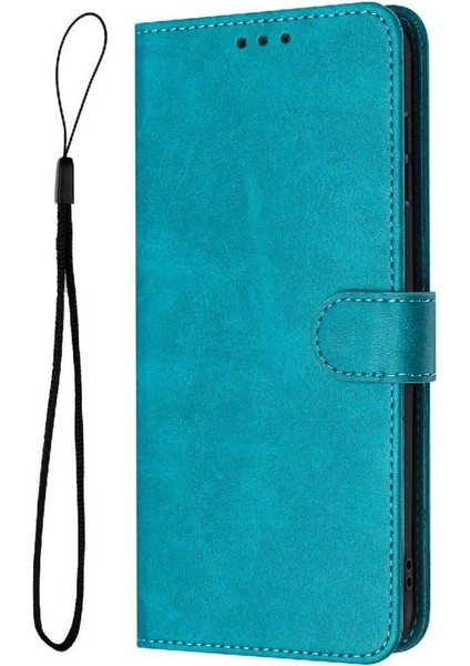 IPhone 14 Için Flip Case Artı Kickstand ile Saf Renk Pu Deri (Yurt Dışından)