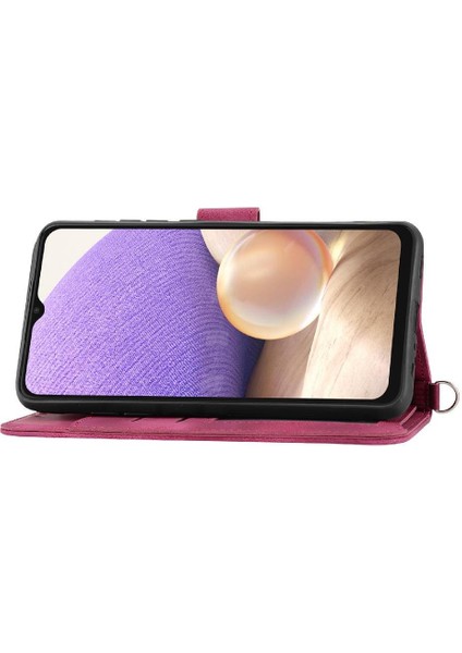 Samsung Galaxy A32 4g Darbeye Dayanıklı Bileklik Çoklu Kredi Için Flip Case (Yurt Dışından) fırsatları