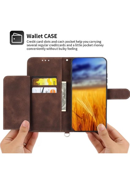Samsung Galaxy S23 Artı Darbeye Dayanıklı Çoklu Kredi Kartı Için Flip Case (Yurt Dışından) modelleri