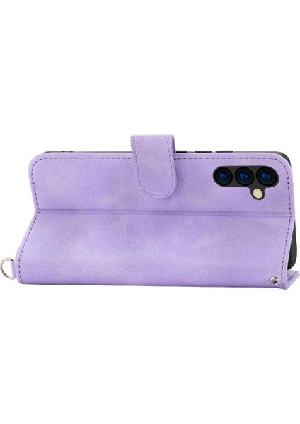 Samsung Galaxy A54 5g Kabartmalı Bileklik Çoklu Kredi Için Flip Case (Yurt Dışından) modelleri