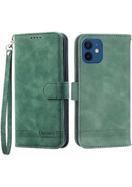 IPhone 12 Için Flip Case Pro Premium Kart Yuvaları Bileklik Nakit Cep (Yurt Dışından)