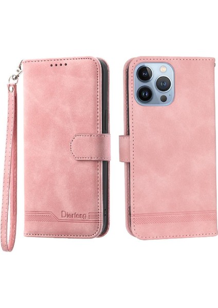IPhone 13 Için Flip Case Pro Manyetik Kapatma Premium Kart Yuvaları Nakit (Yurt Dışından)
