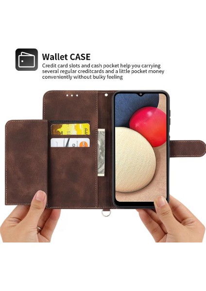 Samsung Galaxy A54 5g Kabartmalı Bileklik Çoklu Kredi Için Flip Case (Yurt Dışından) modelleri