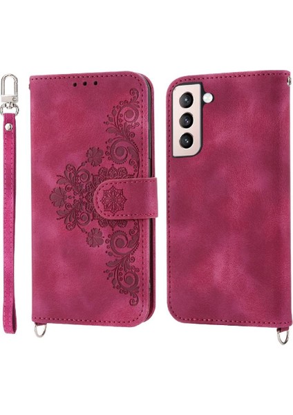 Samsung Galaxy S21 Artı Bileklik Çoklu Kredi Kartı Yuvaları Için Flip Case (Yurt Dışından) modelleri