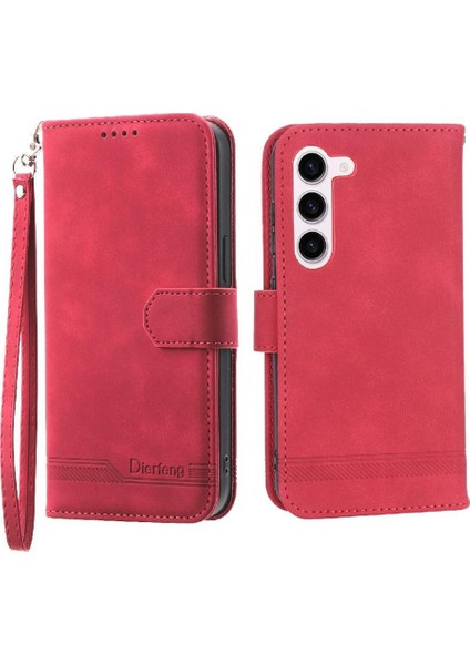 Samsung Galaxy S23 Nakit Cep Bileklik Manyetik Kapatma Için Flip Case (Yurt Dışından)
