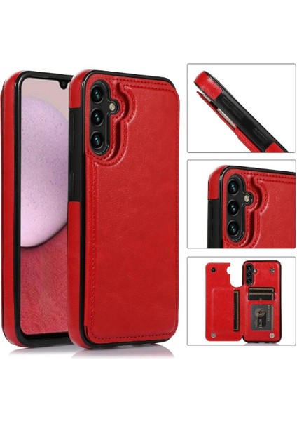 Kart Tutucu Kickstand Çift ile Samsung Galaxy S23 Fe 5g Için Cüzdan Kılıf (Yurt Dışından)
