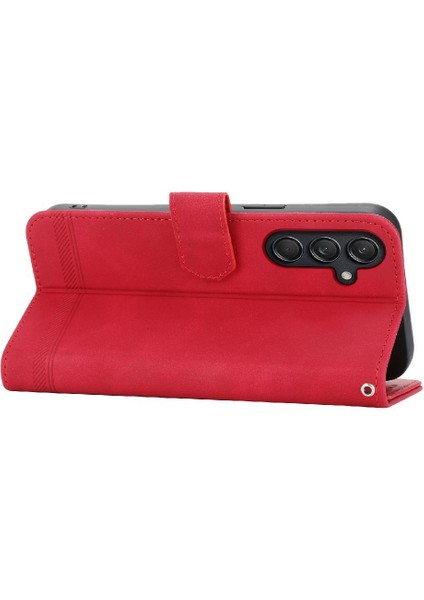 Samsung Galaxy M55 Kart Yuvaları Premium Manyetik Kapatma Nakit Için Flip Case (Yurt Dışından)