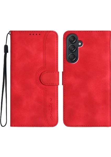 Samsung Galaxy M55 Kılıf Dahili Mıknatıs Kapak Cüzdan Pu ile Uyumlu (Yurt Dışından)